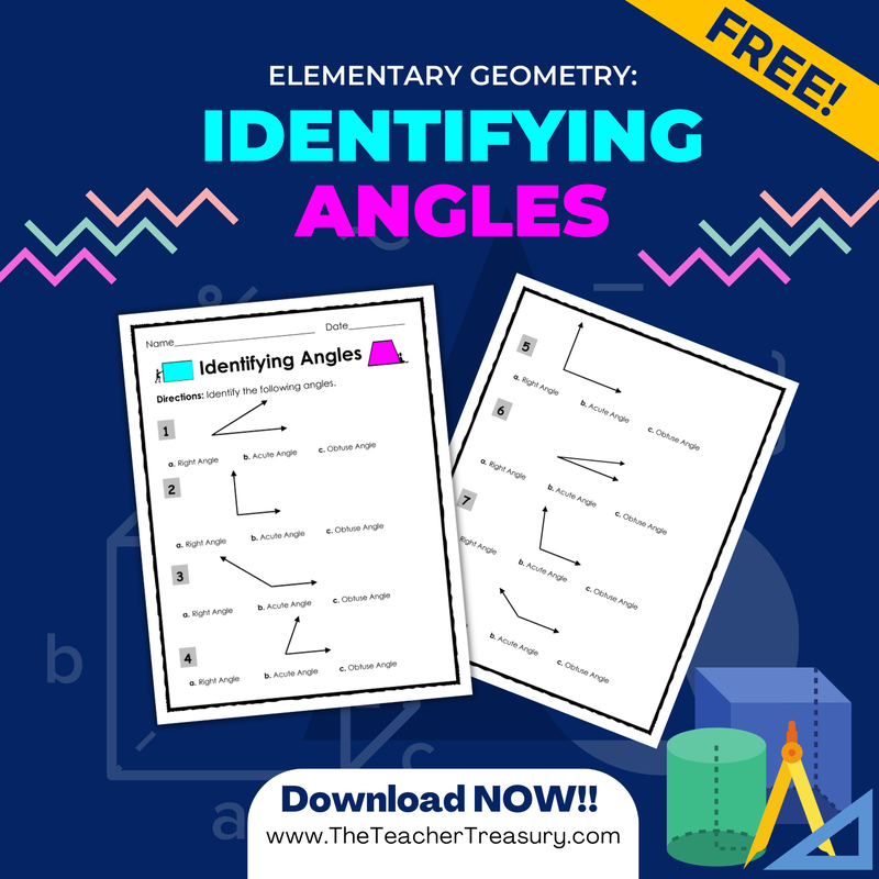 Identifying Acute, Obtuse and Right Angles Practice, Geometry Practice  Problems